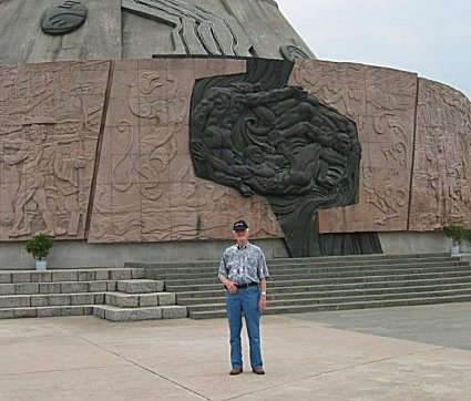 Fred R Krug at the Three Gorges Dam in China