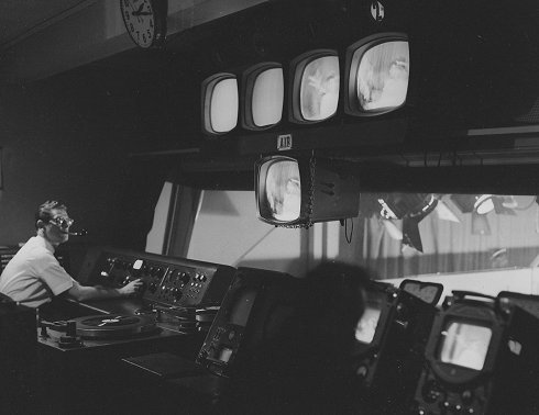 Fred R. Krug at Columbia College TV studios