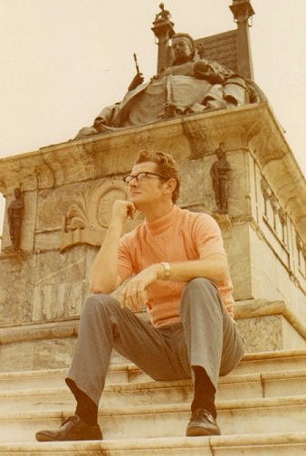Fred R Krug at Victoria Monument in Calcutta
