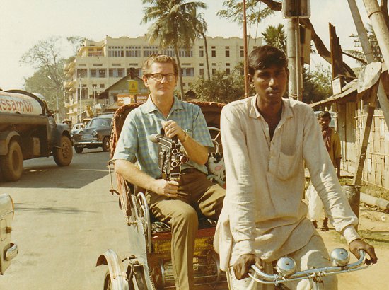 Cinematographer Fred R. Krug in Gauhati, India