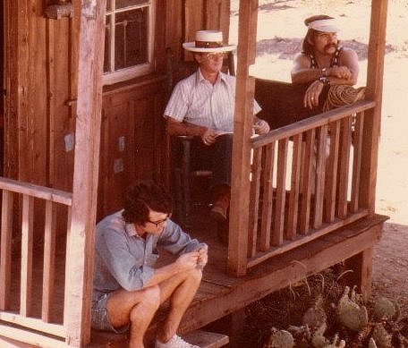 Fred R Krug on the set of Secret of Old Glory Mine