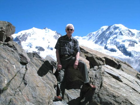 Fred R Krug on the Gornergrat in Switzerland