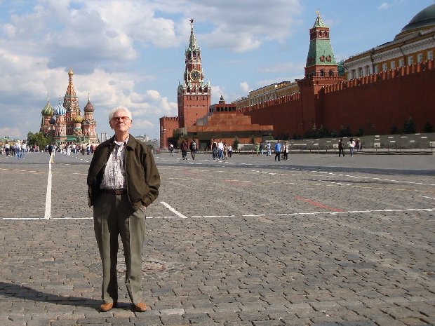 Fred R. Krug at Lenin's tomb