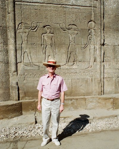 Fred R. Krug in Luxor, Egypt