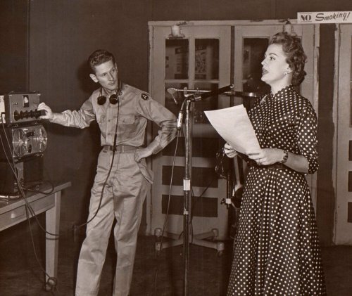 Fred R Krug and 
Big Band Singer Eugenie Baird