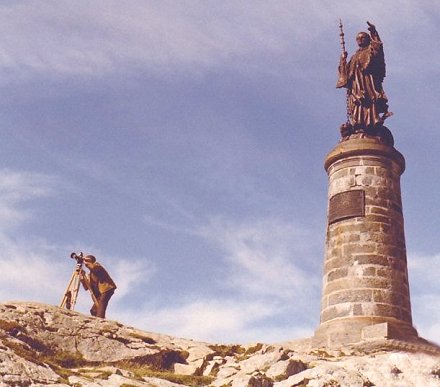 Cinematographer Fred R. Krug at the Great St. Bernard